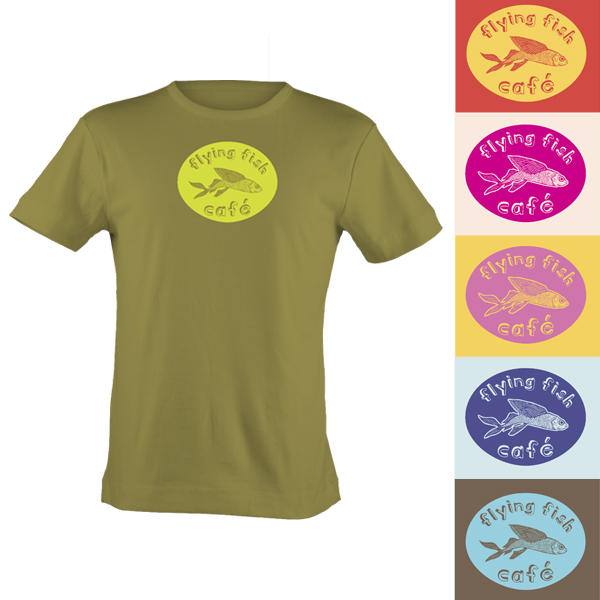 Flying Fish Cafe T-Shirt Colorways