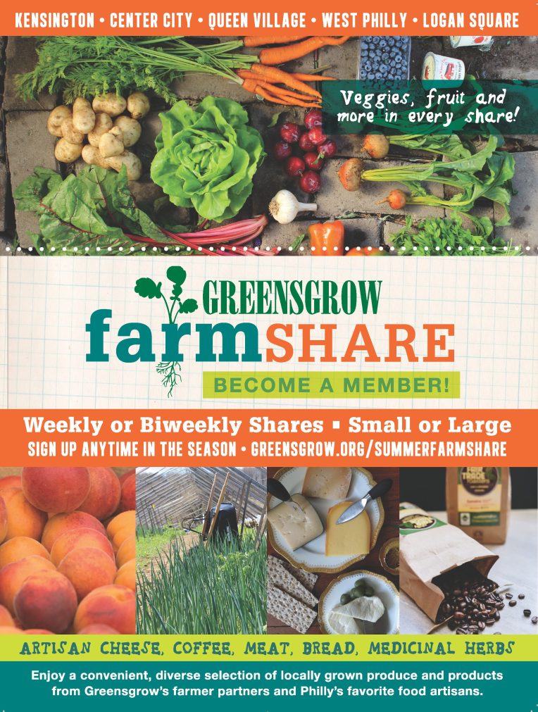 Greensgrow Farm Share Advertisement